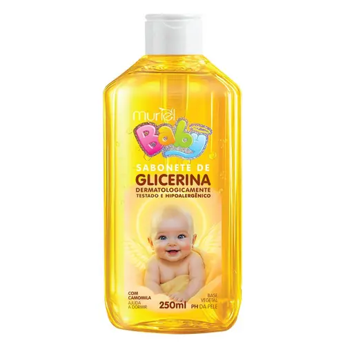 SABONETE LIQUIDO DE GLICERINA CAMOMILA BABY MURIEL 250ML