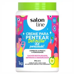 CREME PARA PENTEAR DEFINICAO XO POROSIDADE SALON LINE 1KG