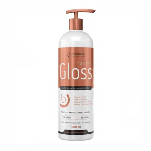 ESPELHAMENTO E RECONSTRUÇÃO CAUTER GLOSS BORABELLA 500ML