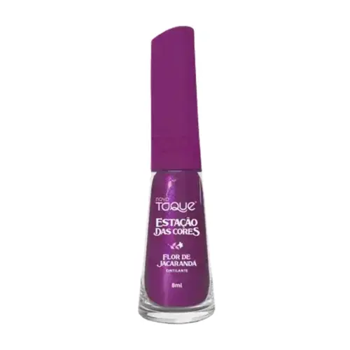 ESMALTE FLOR DE JACARANDA ESTAÇAO DAS CORES NOVO TOQUE 8ML