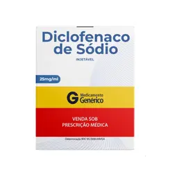 DICLOFENACO SODICO 25MG/ML COM 3ML 1 AMPOLA