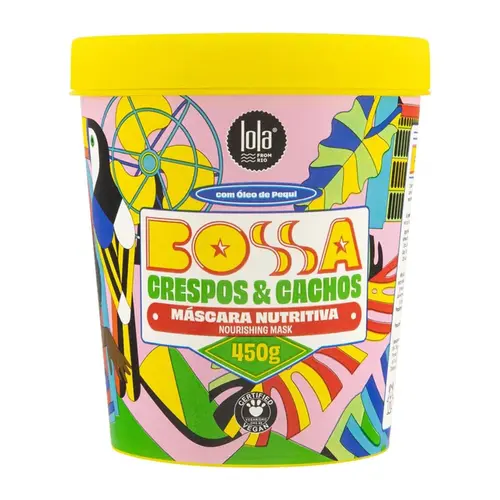 MASCARA NUTRITIVA BOSSA CRESPOS E CACHOS LOLA 450G