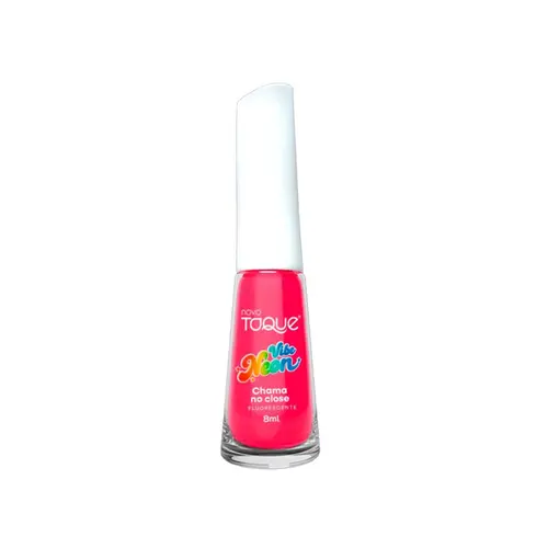 ESMALTE CHAMA NO CLOSE VIBE NEON NOVO TOQUE 8ML