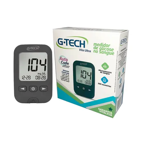 KIT MEDIDOR DE GLICOSE NO SANGUE VITA ULTRA G-TECH