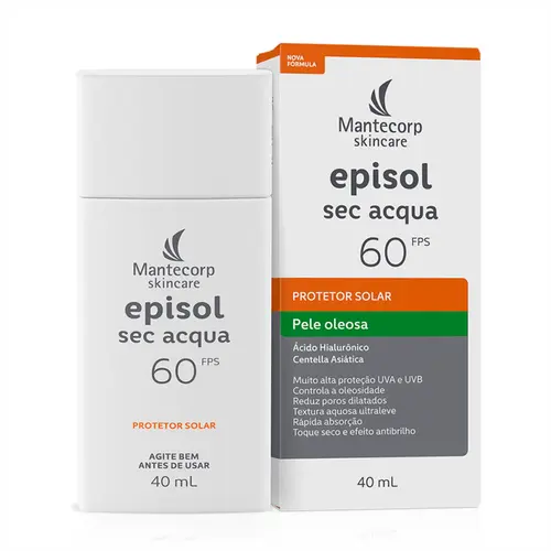 PROTETOR SOLAR 60FPS PELE OLEOSA SEC ACGUA EPISOL 40ML