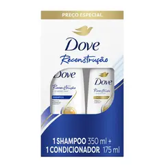 KIT SHAMPOO E CONDICIONADOR RECONSTRUCAO DOVE 350ML E 175ML