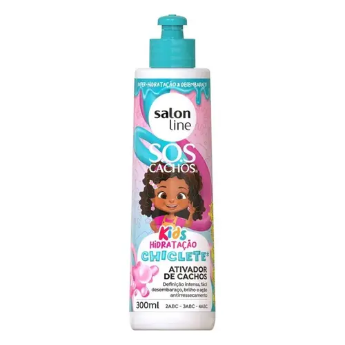 ATIVADOR DE CACHOS CHICLETE KIDS SALON LINE 300ML