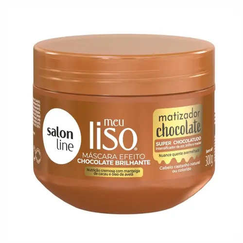 MASCARA MATIZADORA CHOCOLATE MEU LISO SALON LINE 300G
