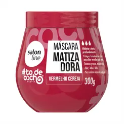 MASCARA MATIZADORA VERMELHO CEREJA SALON LINE 300G