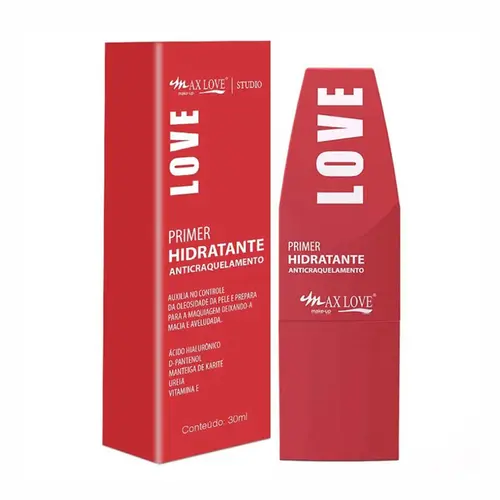 PRIMER HIDRATANTE ANTICRAQUELAMENTO MAX LOVE 30ML