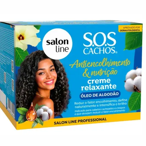 CREME RELAXANTE OLEO DE ALGODAO SALON LINEA 200G