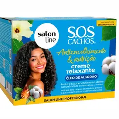 CREME RELAXANTE OLEO DE ALGODAO SALON LINEA 200G
