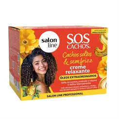 CREME RELAXANTE OLEOS EXTRAORDINARIO SOS CACHOS SALON LINE 200G