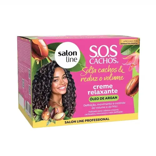 CREME RELAXANTE OLEO DE ARGAN SALON LINE 200G