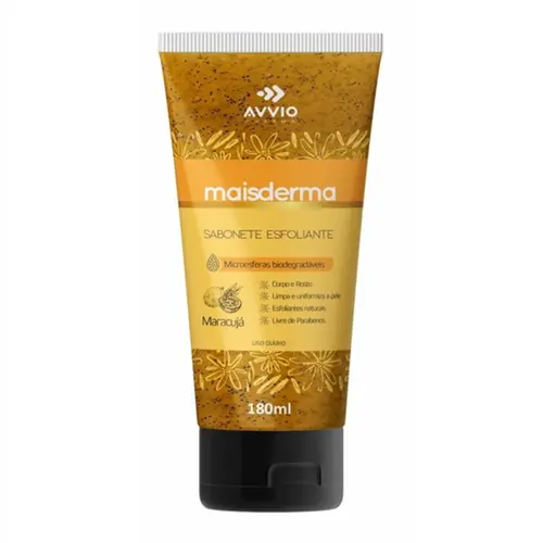 SABONETE ESFOLIANTE MARACUJA MAIS DERMA AVVIO 180ML