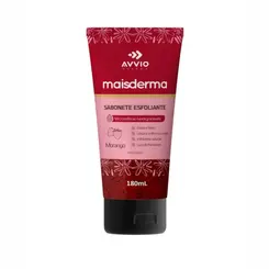 SABONETE ESFOLIANTE MORANGO MAIS DERMA AVVIO 180ML