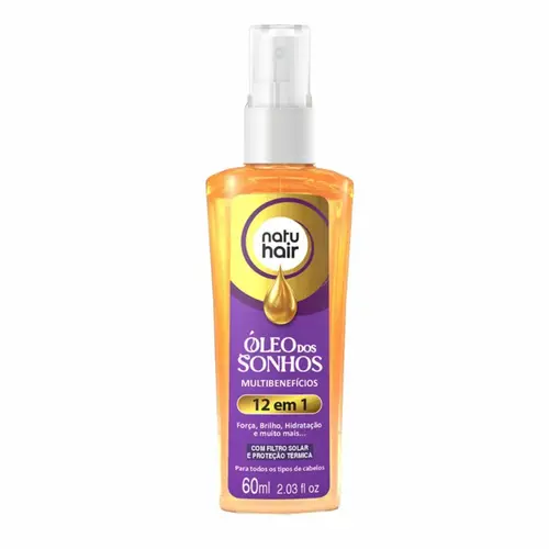 OLEO DOS SONHOS 12 EM 1 NATU HAIR 60ML