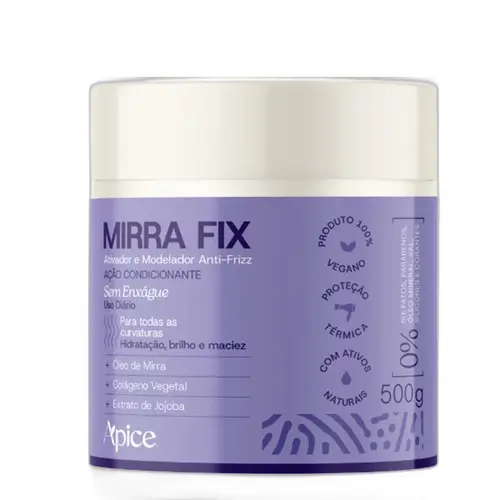 ATIVADOR E MODELADOR ANTIFRIZZ MIRRA FIX APICE 500G