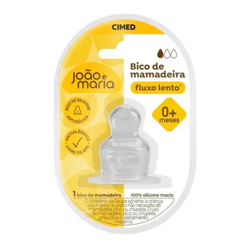 BICO DE MAMADEIRA FLUXO LENTO JOAO E MARIA CIMED