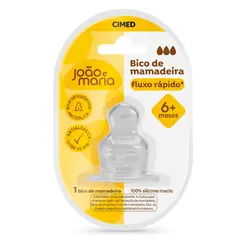BICO DE MAMADEIRA FLUXO RAPIDO JOAO E MARIA CIMED