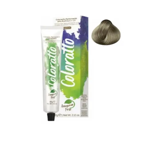 TINTA 9.1 LOIRO CLARISSIMO CINZA COLORATTO TRIVITT 60G