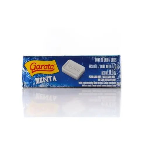 PASTILHA MENTA GAROTO NESTLE 17G