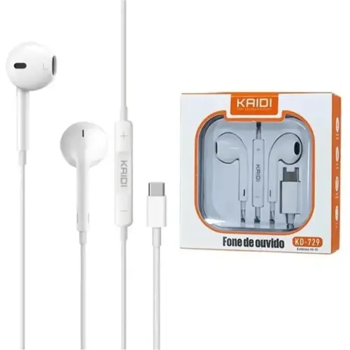 FONE DE OUVIDO KD-729 TIPO C KAIDI