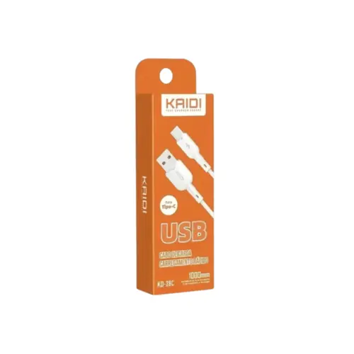 CABO USB KD-28C TIPO C KAIDI