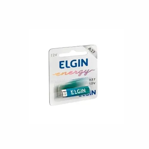 PILHA ALCALINA A27 12V ELGIN COM 1 UNIDADE