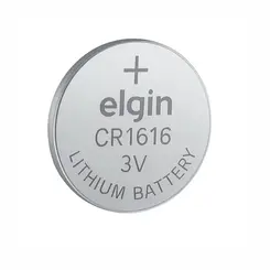 PILHA LITIO CR1616 3V ELGIN COM 1 UNIDADE