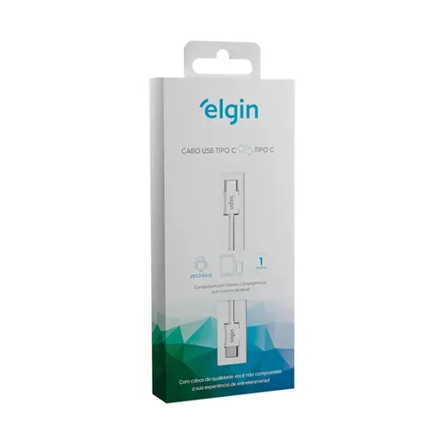 CABO USB TIPO C PARA TIPO C ELGIN