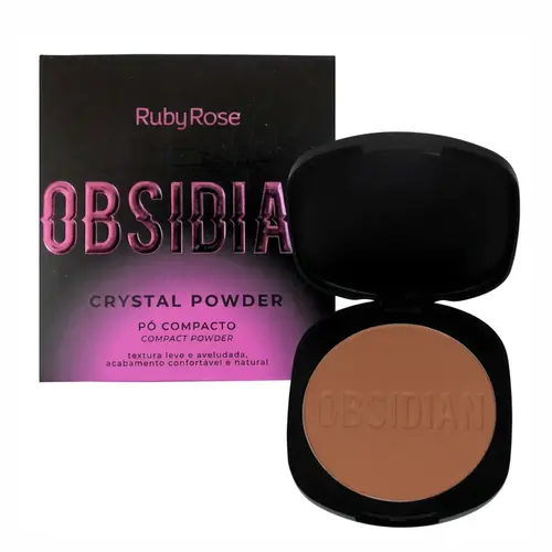 PO COMPACTO CRYTAL POWDER PC18 OBSIDIAN RUBY ROSE 9,6G