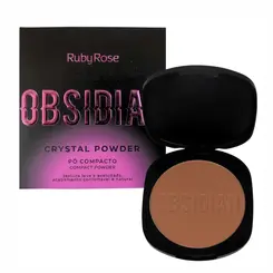 PO COMPACTO CRYTAL POWDER PC18 OBSIDIAN RUBY ROSE 9,6G