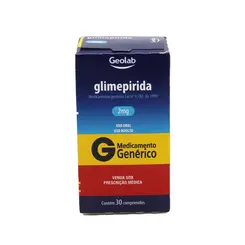 GLIMEPIRIDA 2MG COM 30 COMPRIMIDOS