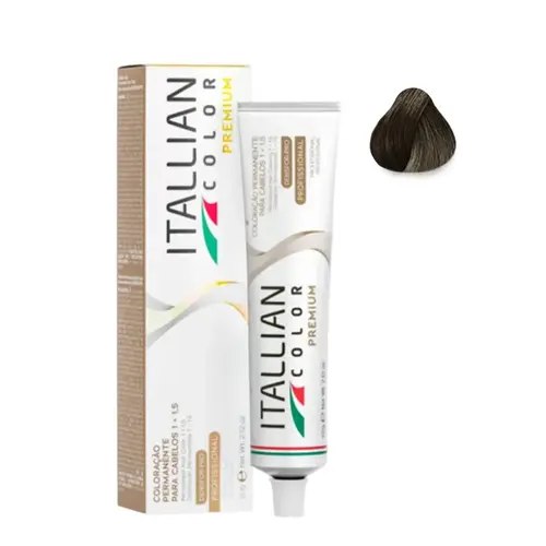 TINTA 6.13 LOIRO ESCURO CINZA DOURADO PREMIUM TRIVITT ITALLIAN COLOR 60G