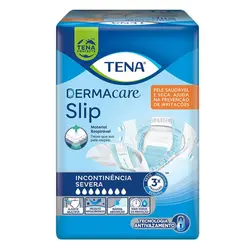 FRALDA GERIATRICA SLIP G COM 8 UNIDADES INCONTINENCIA SEVERA DERMACARE TENA