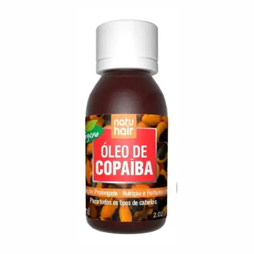 OLEO VEGANO DE COPAIBA NATU HAIR 60ML