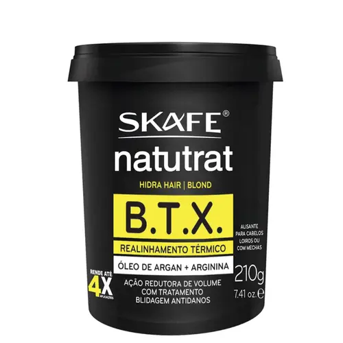 BOTOX OLEO DE ARGAN NATUTRAT SKAFE 210G