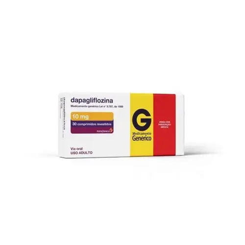 DAPAGLIFLOZINA 10MG COM 30 COMPRIMIDOS EMS