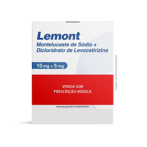 LEMONT 10MG+5MG COM 14 COMPRIMIDOS REVESTIDOS EUROFARMA