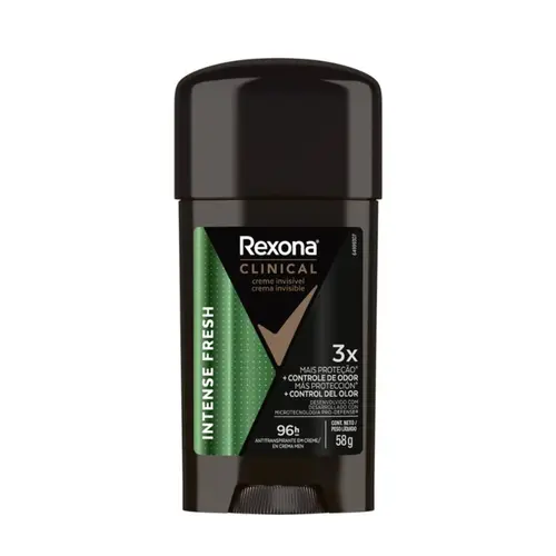 DESODORANTE CREME INTENSE FRESH CLINICAL REXONA 58G