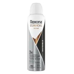 DESODORANTE AEROSSOL INVISIBLE ANTI MANCHAS CLINICAL REXONA 150ML