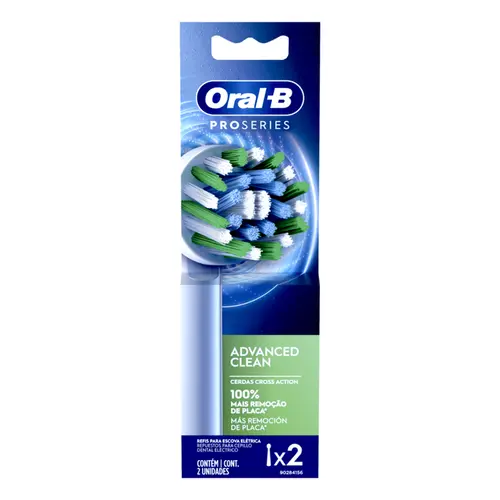 REFIL ESCOVA ELETRICA COM 2 UNIDADES ADVANCED CLEAN ORAL B