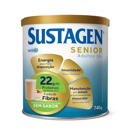 SUPLEMENTO ALIMENTAR SENIOR SEM SABOR SUSTAGEN 740G