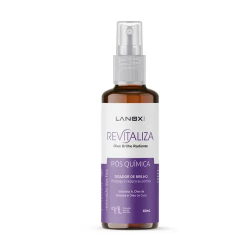 OLEO BRILHO RADIANTE REVITALIZA POS QUIMICA LANOX 60ML