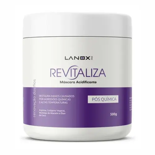 MASCARA ACIDIFICANTE REVITALIZA POS QUIMICA LANOX 500G