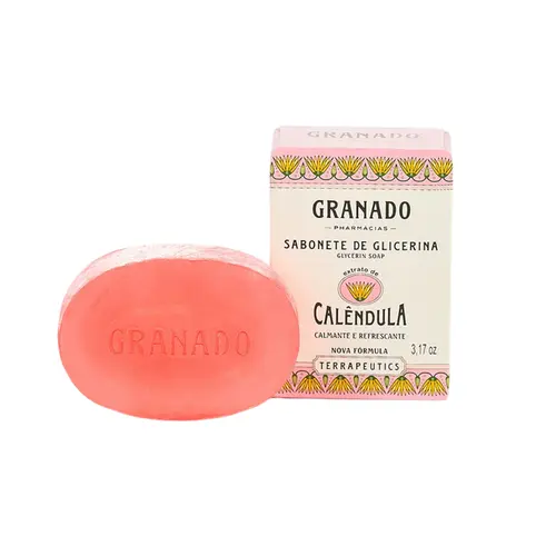 SABONETE DE GLICERINA CALENDULA GRANADO 90G