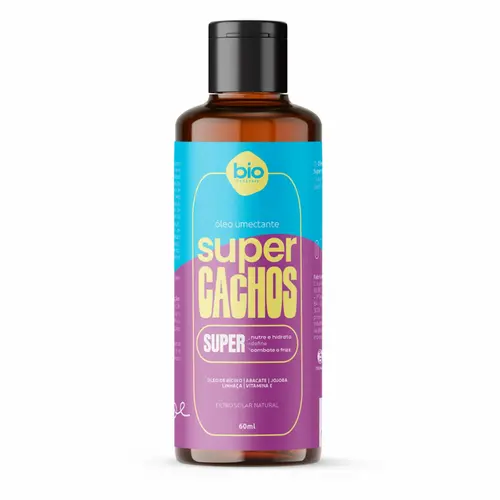 OLEO UMECTANTE SUPER CACHOS BIOVEGETAIS 60ML