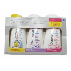 KIT SABONETE INTIMO COM 3 UNIDADES DERMACYD 100ML
