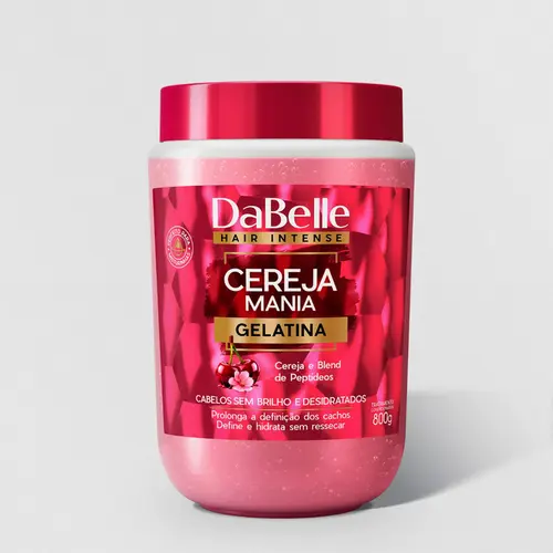 GELATINA CEREJA MANIA DABELLE 800G